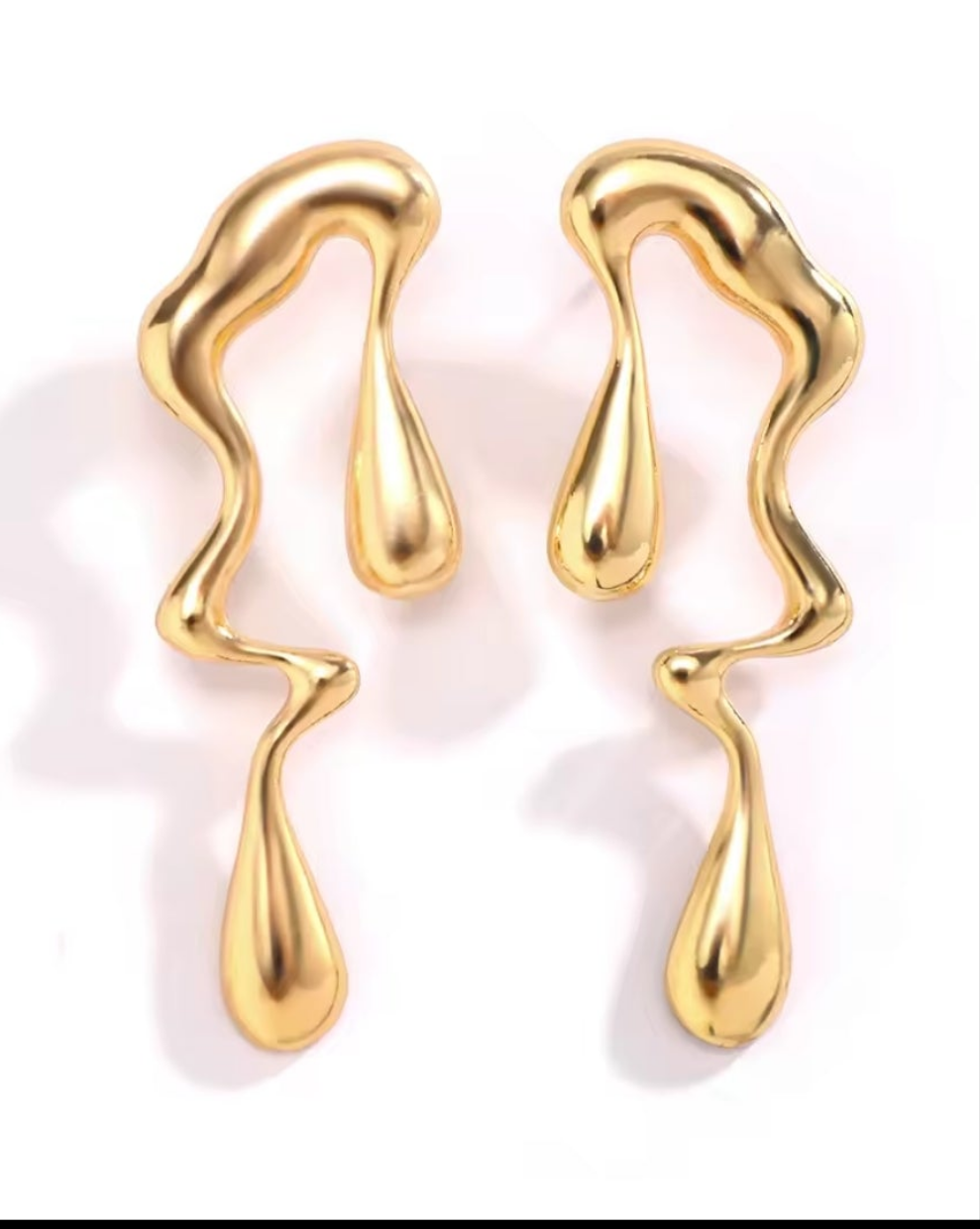 Abstract Drip Earrings