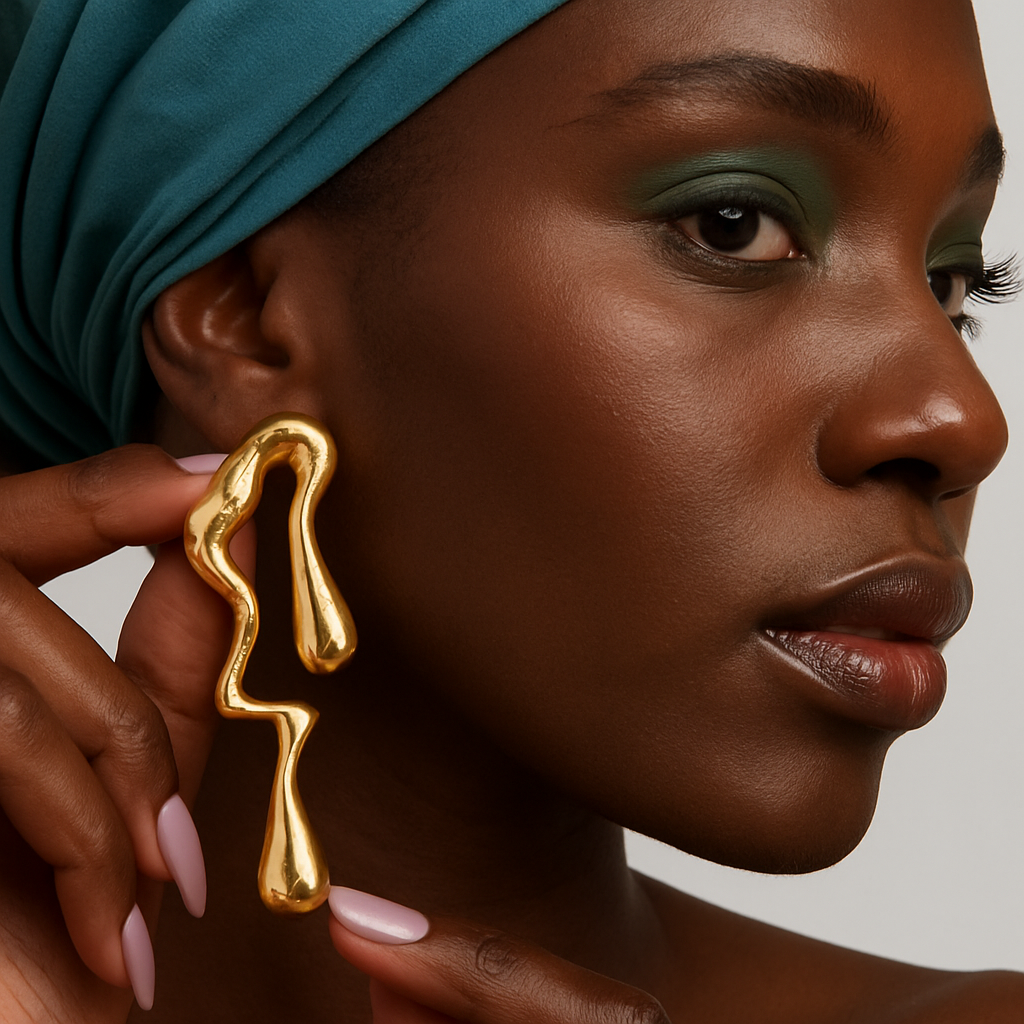 Abstract Drip Earrings