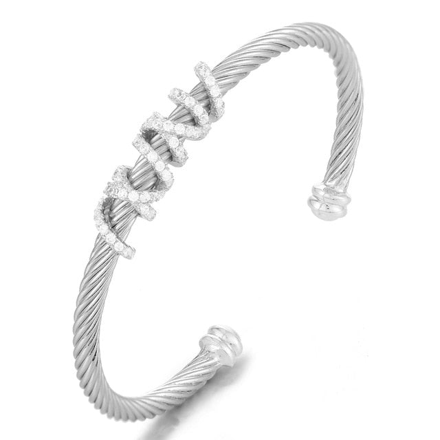 Luxury Stackable Bangle with Detail